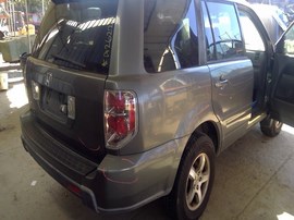 2007 HONDA PILOT GRAY, EX-L MODEL, 3.5L, RWD.  A26229
